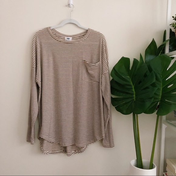 Old Navy Tops - Striped Fall Long Sleeve Shirt